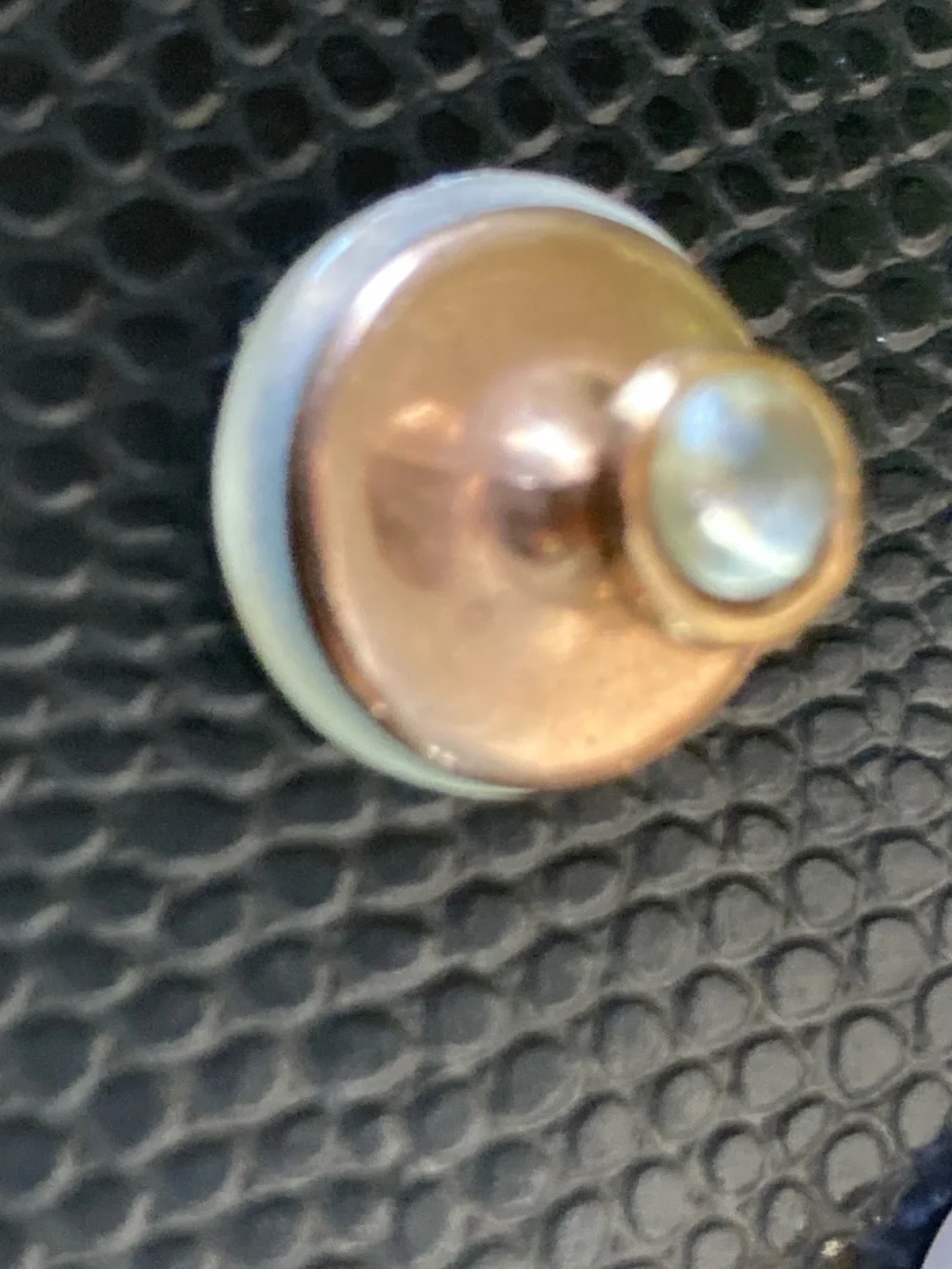 Vintage Anson Pearl Cufflinks Tuxedo Stud Set Gold Tone Formal Wedding Set
